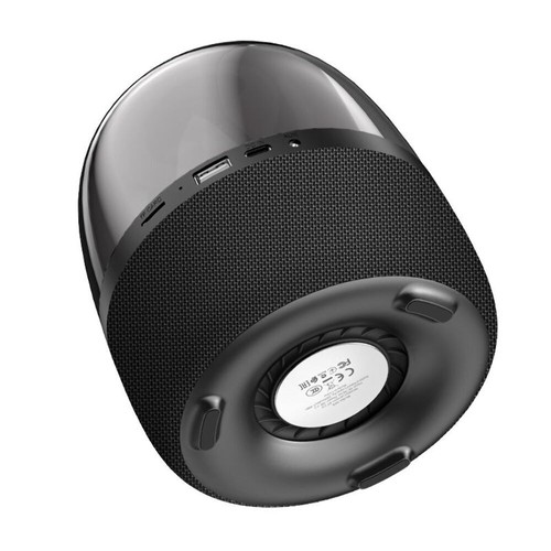 BOROFONE BP8 Glazed colorful luminous BT speaker - black - Foto 5 di 8