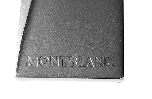 MONTBLANC JEWELRY STAINLESS STEEL SCULPTURAL KEY RING CHAIN 109814 NEW GERMANY - Picture 3 of 3