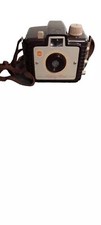 VINTAGE KODAK BROWNIE HOLIDAY FLASH CAMERA 1950'S UNTESTED Good Condition