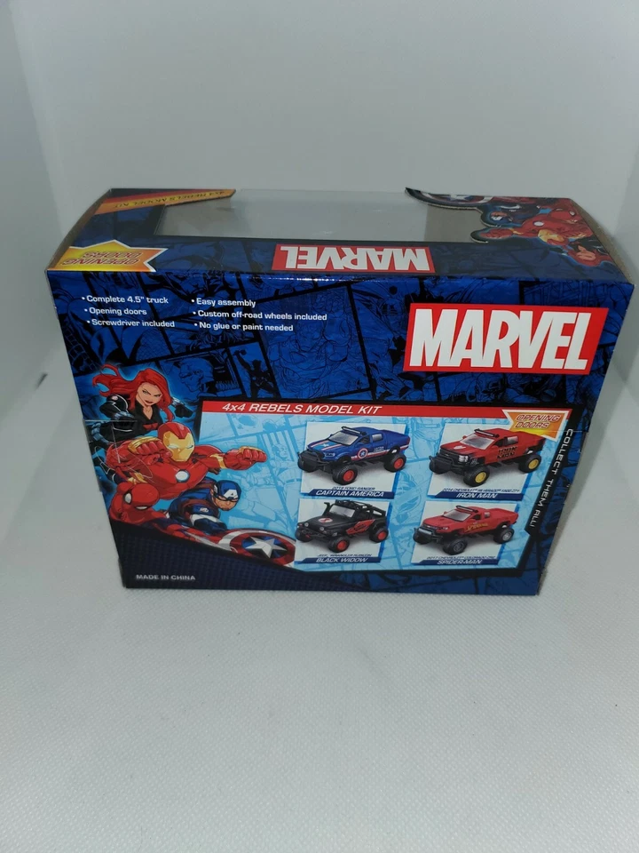 CAPTAIN AMERICA 2019 Ford Ranger 4x4 Rebels Model Kit Die-Cast Metal MARVEL - Image 4 of 4