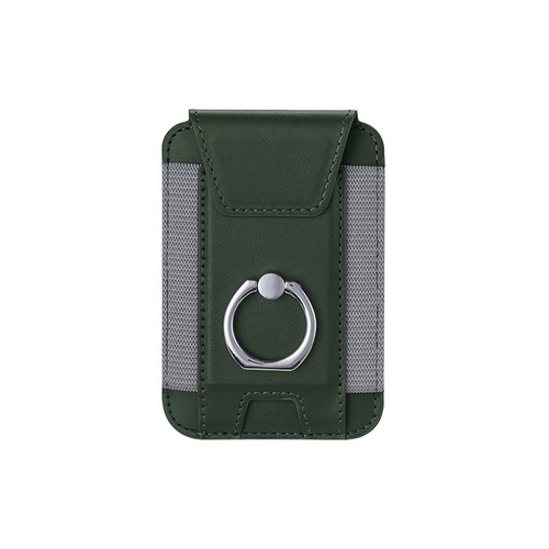 Universal Magnetic Card Holder Ring Kickstand Pouch For iPhone 16 15 14 13 12 - Picture 13 of 35