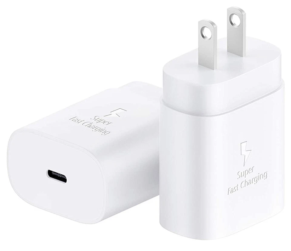 PD 25W Fast Wall Charger Type C Power Adapter For Samsung S23 Ultra S22 A14 5G - Image 3 of 3