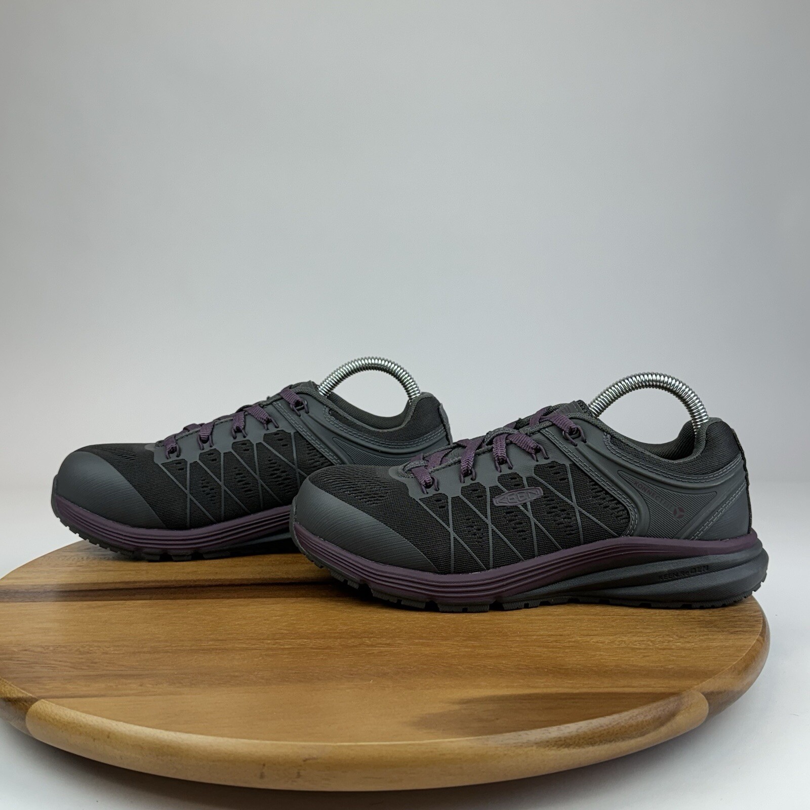 Scarpe sneakers da lavoro donna Keen Utility Vista Energy ESD grigio punta carbonio taglia 8