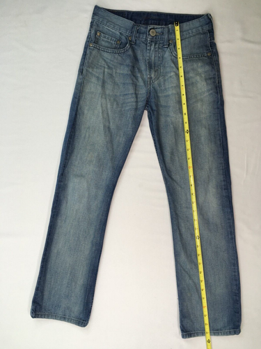 Levi's 514 Jeans Youth Boys 12REG 26x26.5 True 26x27 Blue Denim - Picture 5 of 13