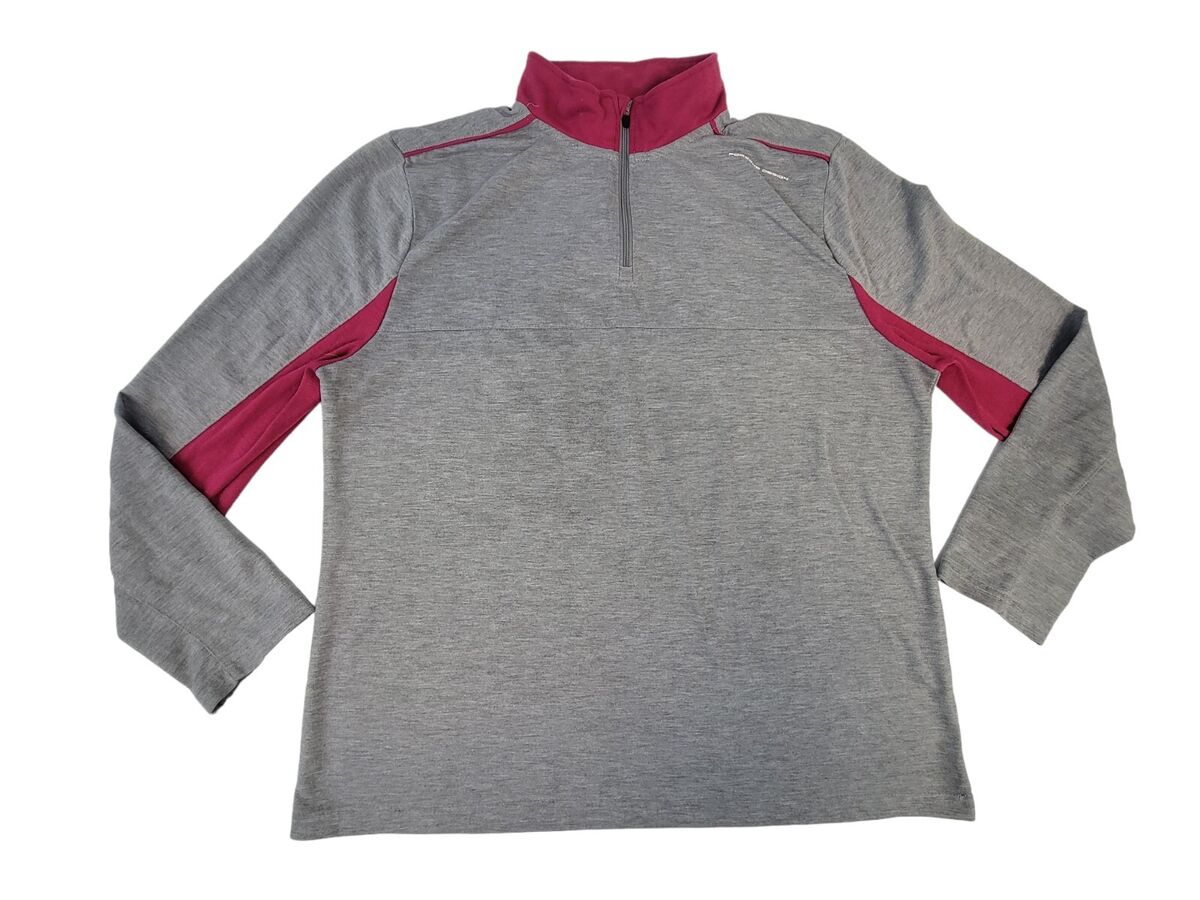 Porsche Design Saudia Gray 1/4 Quarter Zip Pullover Porsche Design Saudia Gray 1/4 Quarter Zip Pullover