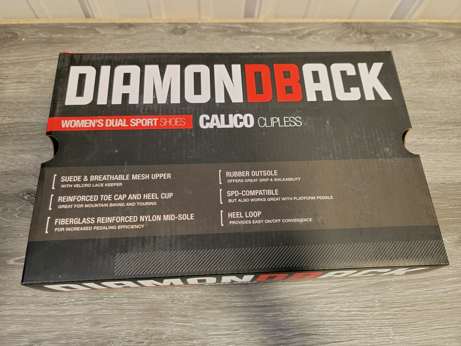Diamondback Calico Women's Dual Sport Biking Clipless Shoes Cycling SPD 40 US 7