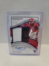 2023 Panini Immaculate Collegiate #54 Nolan Smith RC Rookie Patch Auto 7/25-468