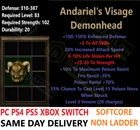 ✅ PC PS4 PS5 XBOX SWITCH ✅ ANDARIEL VISAGE 9-10LL DIABLO 2 RESURRECTED ITEMS D2R