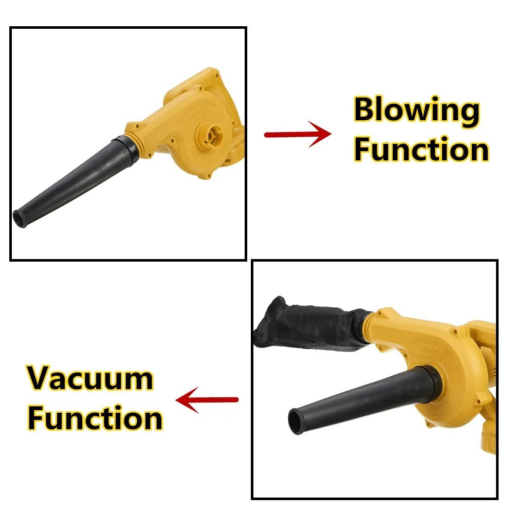 【2in1】Cordless Leaf Blower for Dewalt 20V Battery Electric Leaf Blower