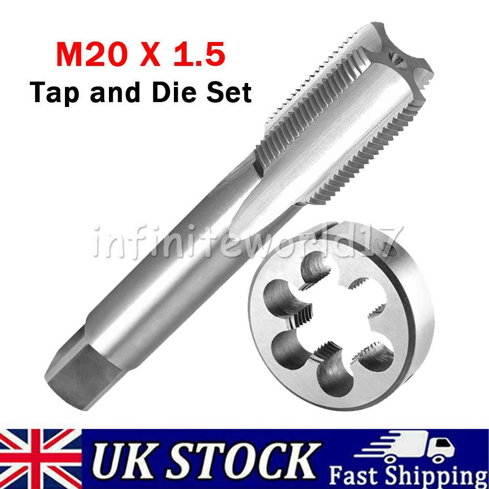 1 Set LH M20 X 1.0mm Left-hand Machine Tap & Die Threading Tools M20*1 - View #12