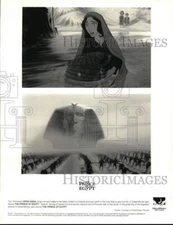 1998 Press Photo Scenes from Dreamwork's epic drama The Prince of Egypt