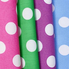 Polka Dot Large Printed Fabric 100 Cotton 58/60" Wide Sold By The Yard