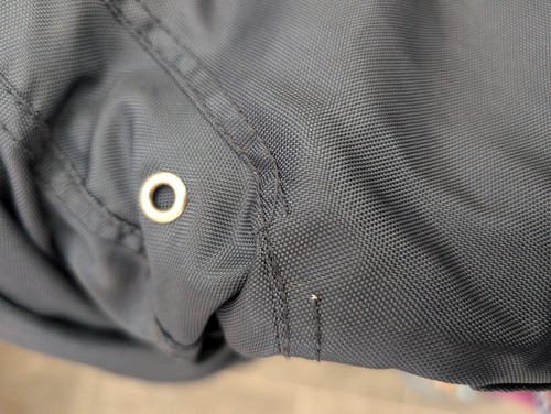 Kangol Vintage 90's Jacket Foldaway Hood Waterproof Navy Blue Medium Y2K - Picture 15 of 15