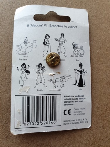 Disney Vintage Jasmine Pin Badge. Dufort pin brooch. - 第 5/6 張圖片