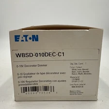 Eaton, WBSD-010DEC-C1 0-10v, Decorative Dimmer