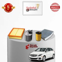 Set Service 4 Filter Mercedes B Klasse 200 CDI 1.8 W246 100KW 136CV Von 2011>
