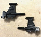 Transformers G1 Vintage 1988 Piranacon Seawing Left + Right Seawing Laser Guns