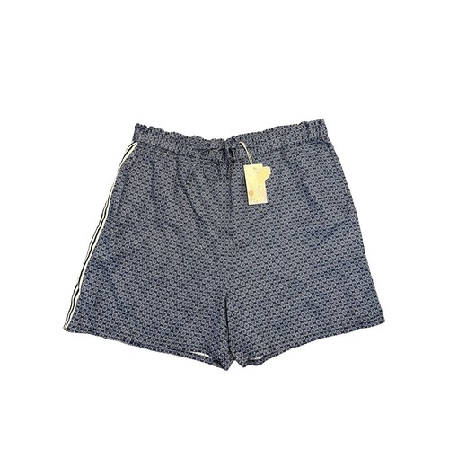 Short en coton femme à rayures bleu ciel et blanc Emma Ella