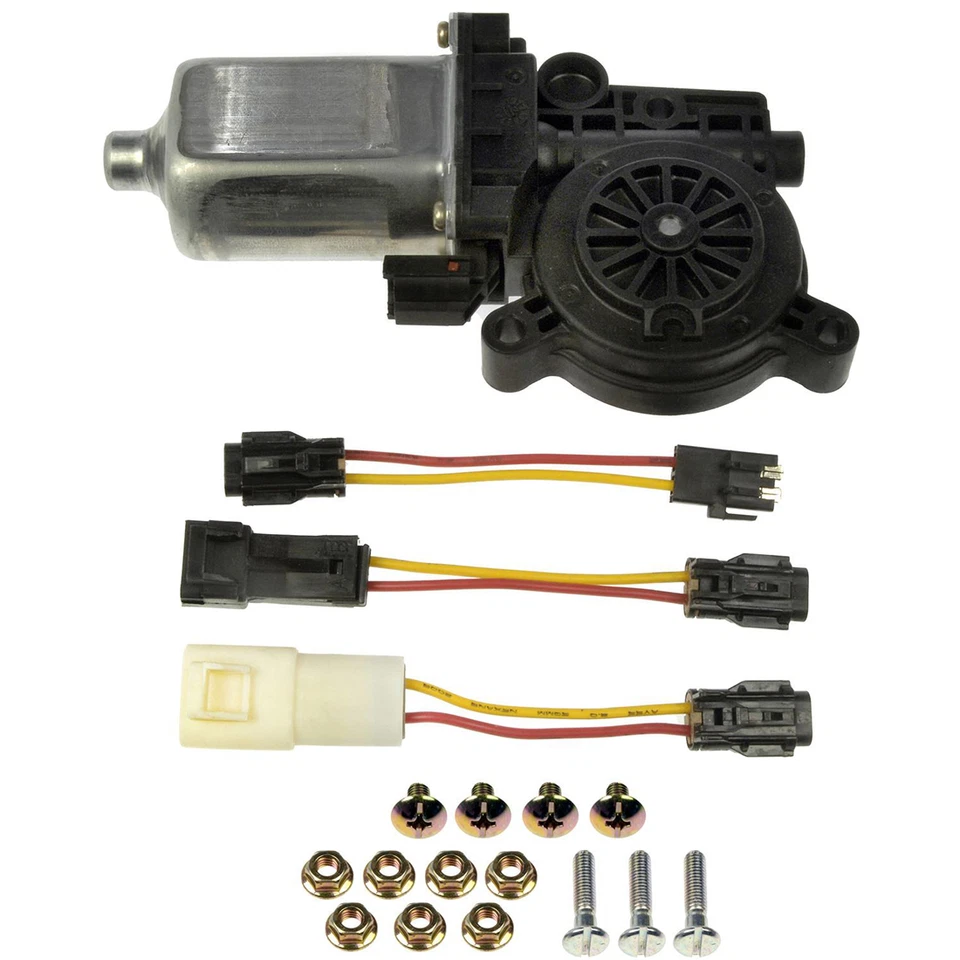 Motor de ventana eléctrica delantera Dorman o para Cadillac Chevy Pontiac Saturn Buick GMC Foto 3 de 4