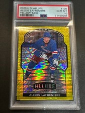 Alexis LaFreniere 2020-21 Upper Deck Allure Yellow Taxi RC #100 PSA 10 GEM MT