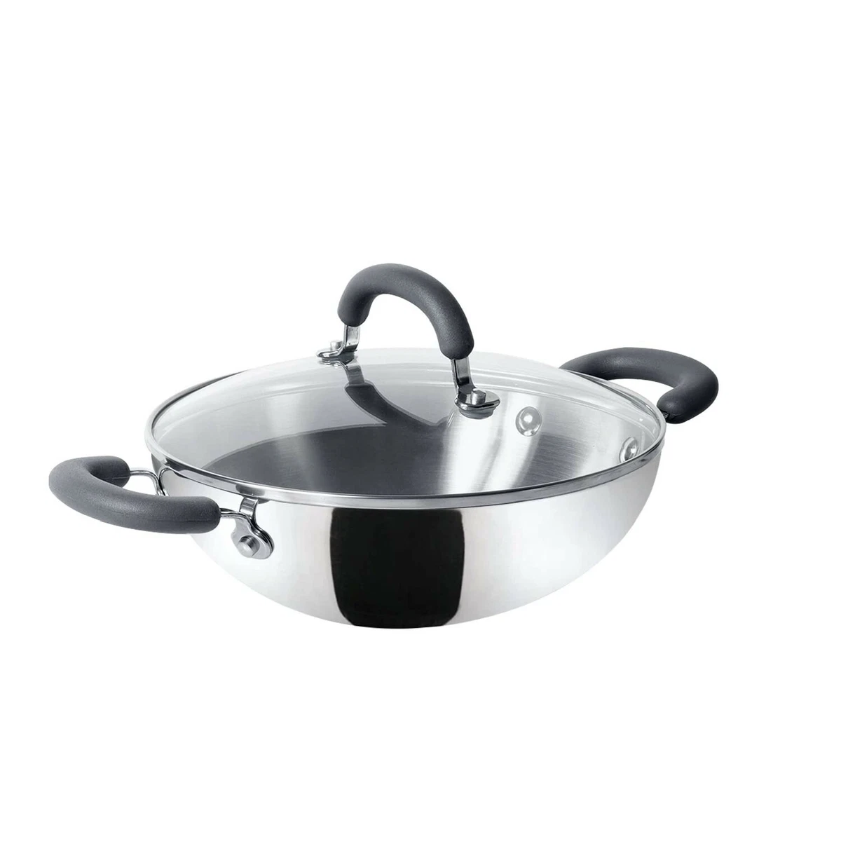 TRIVANTAGE NICKEL FREE STAINLESS STEEL TRIPLY COOKWARE KADAI - 26 CM