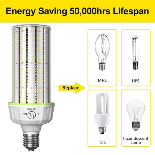 120W LED Corn Cob Light Bulbs E39 Mogul Base 6000K Replacement 400 Watt HID/HPS - Picture 8 of 12