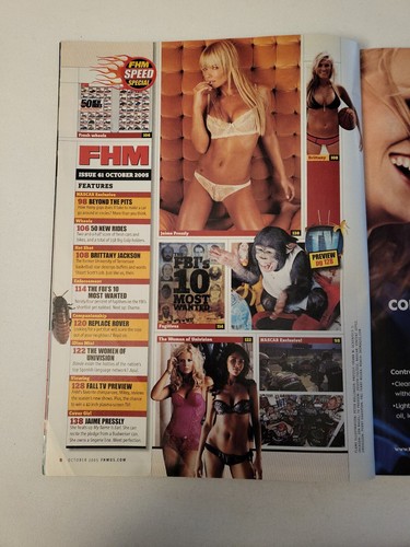 2005 October, FHM Magazine, Jaime Pressly, (CP380) - Picture 2 of 3