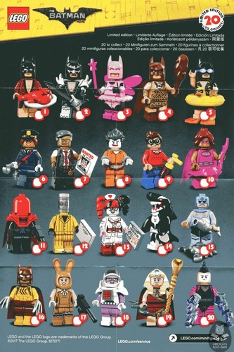 Lego 71017 The Batman Movie Minifigure 