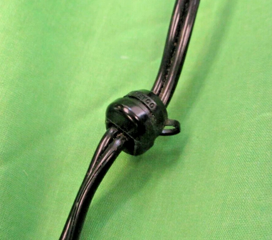 DUAL TURNTABLE AC LINE CORD WITH CONNECTORS USED ON MANY DUAL MOTORS & MODELS - Image 3 of 3