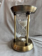 Bronze High Glossy Metal Hourglass Sand Timer...