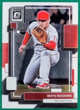 Rhys Hoskins - 2022 Donruss Optic #163 - Philadelphia Phillies Baseball Card