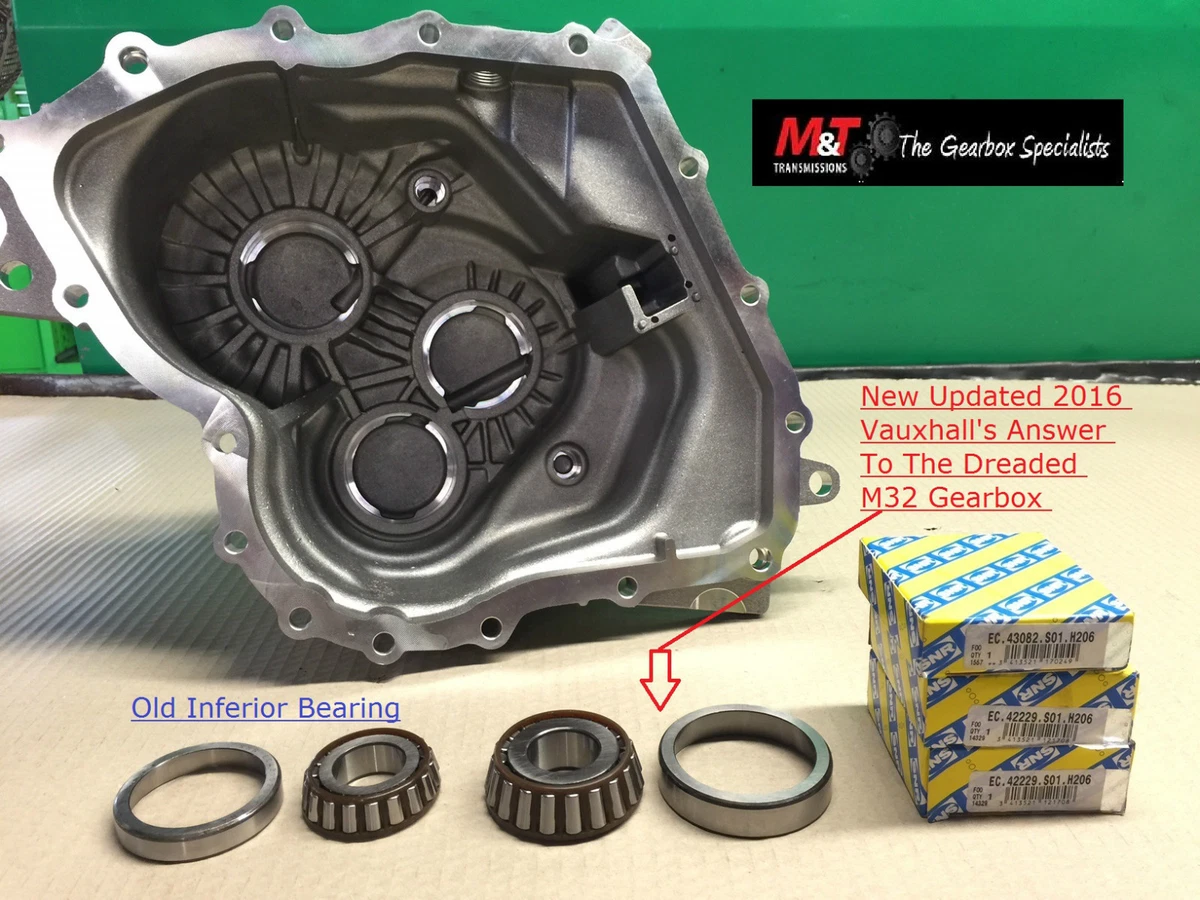 Alfa Romeo M32 Gearbox Uprated Kit. Big Bearings FITTED