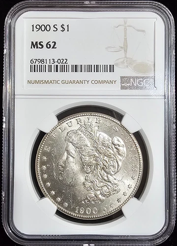 1900-S Morgan Dollar MS-62 NGC