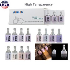 US C14 Glass Ceramic Blocks HT Lithium Disilicate CAD/CAM Cerec Block 5Pcs/Box