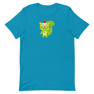Happy Tree Friends Nutty Unisex T-Shirt Red Pink Blue Yellow Black or White