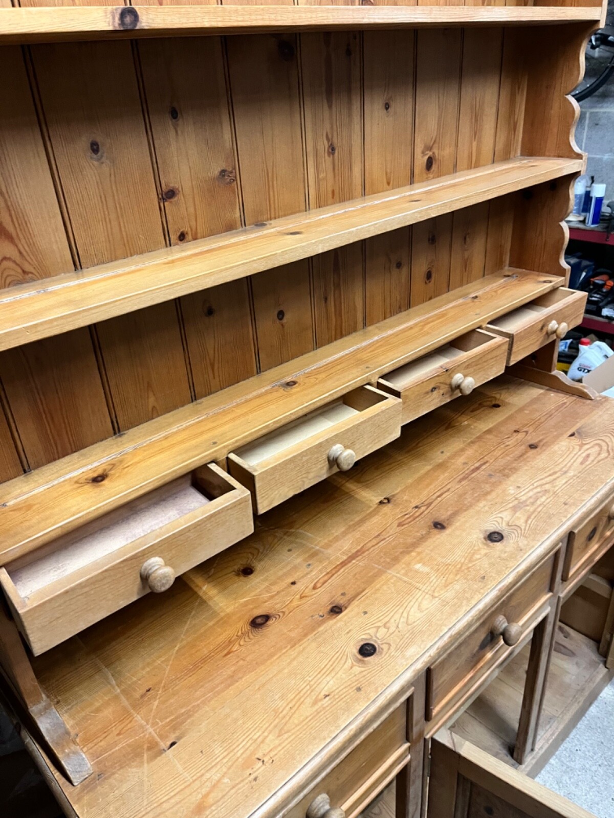 Antique pine welsh dresser eBay