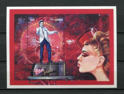 27817) GAMBIA 1995 MNH** New** Cinema - Music: E. Presley