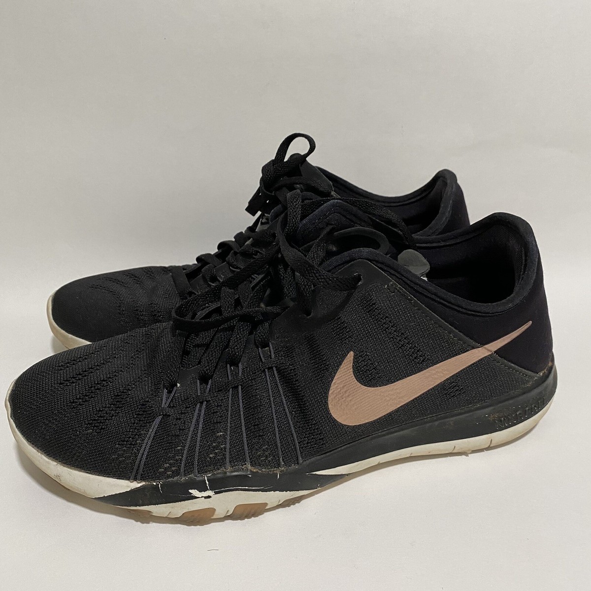 Tricker's SILVIABLACK 関税送料込 Nike Free Shoes TR 6 Running Training Size 6.5 Black 833413