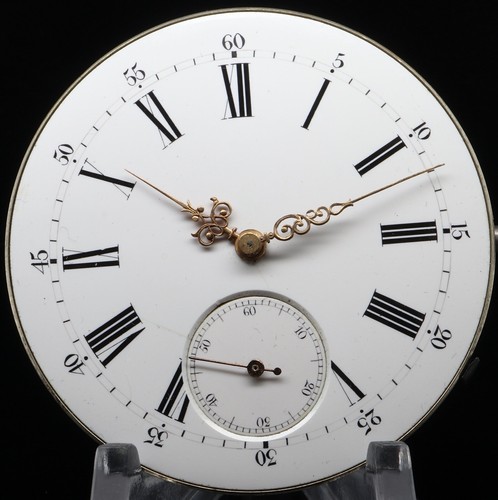Girard Perregaux Pivoted Detent w Helocal Hairspring Pocket Watch Movement - Picture 4 of 6