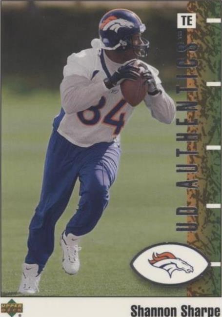 2002 UD Authentics Shannon Sharpe #26 - 1 of 2