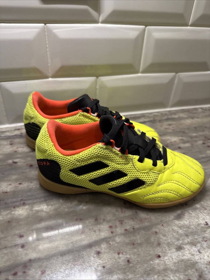 Adidas Copa Sense.3 Sala Volt Black Indoor Soccer Shoes Kids Size 12K