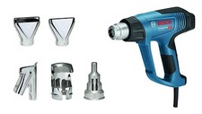 Bosch 2000 Watt 630°C Professionelle Heißluftpistole Set Blau GHG 20-63