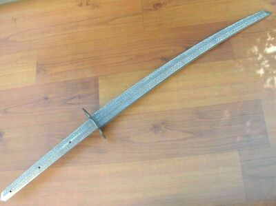 KATANA BLANK KLINGE 28 ZOLL DAMASTSTAHL, FULL TANG JAGDKLINGE FÜR SCHWERTER