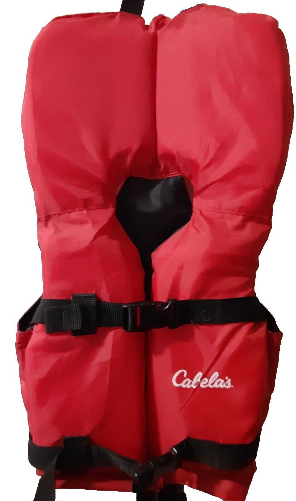 Cabela's Life Jacket Vest RED Infant Child Up TO 30 Lbs Type II PFD