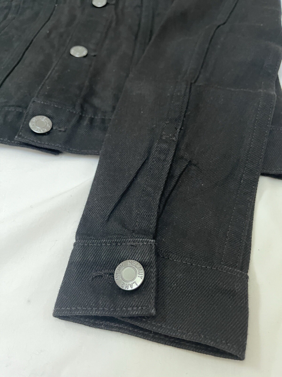 Rare Helmut Lang 87 Jacket in Pure Black - Size XS, Brand New image 6
