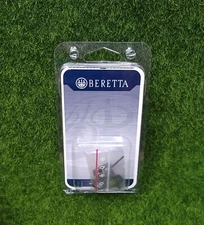 Beretta Rear Sight, Two-Target Adjustable, Dovetail, Steel, Black - E00169