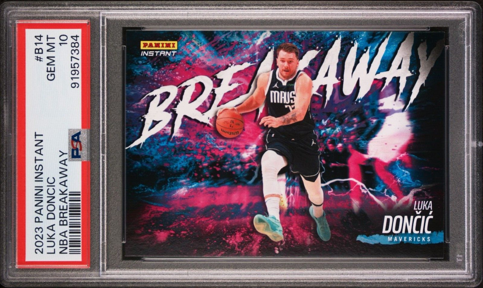 2023 PANINI INSTANT LUKA DONCIC NBA BREAKAWAY 1/4085 SP MAVERICKS #B14 PSA 10 🔥