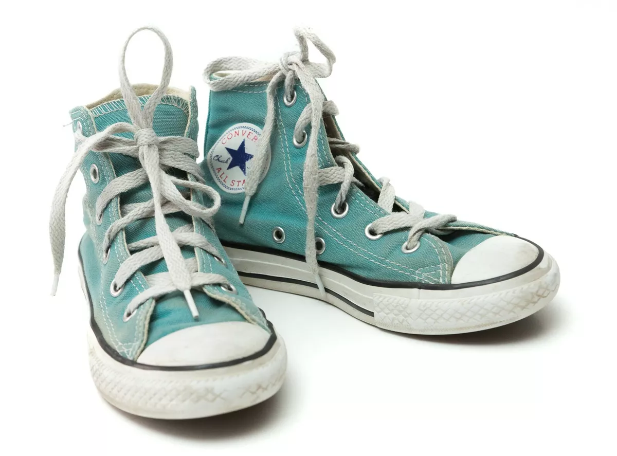 Light aqua converse high tops sale