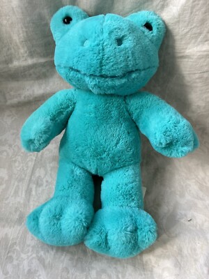Build A Bear Workshop Toadally Teal Frog Retired Rare Preowned