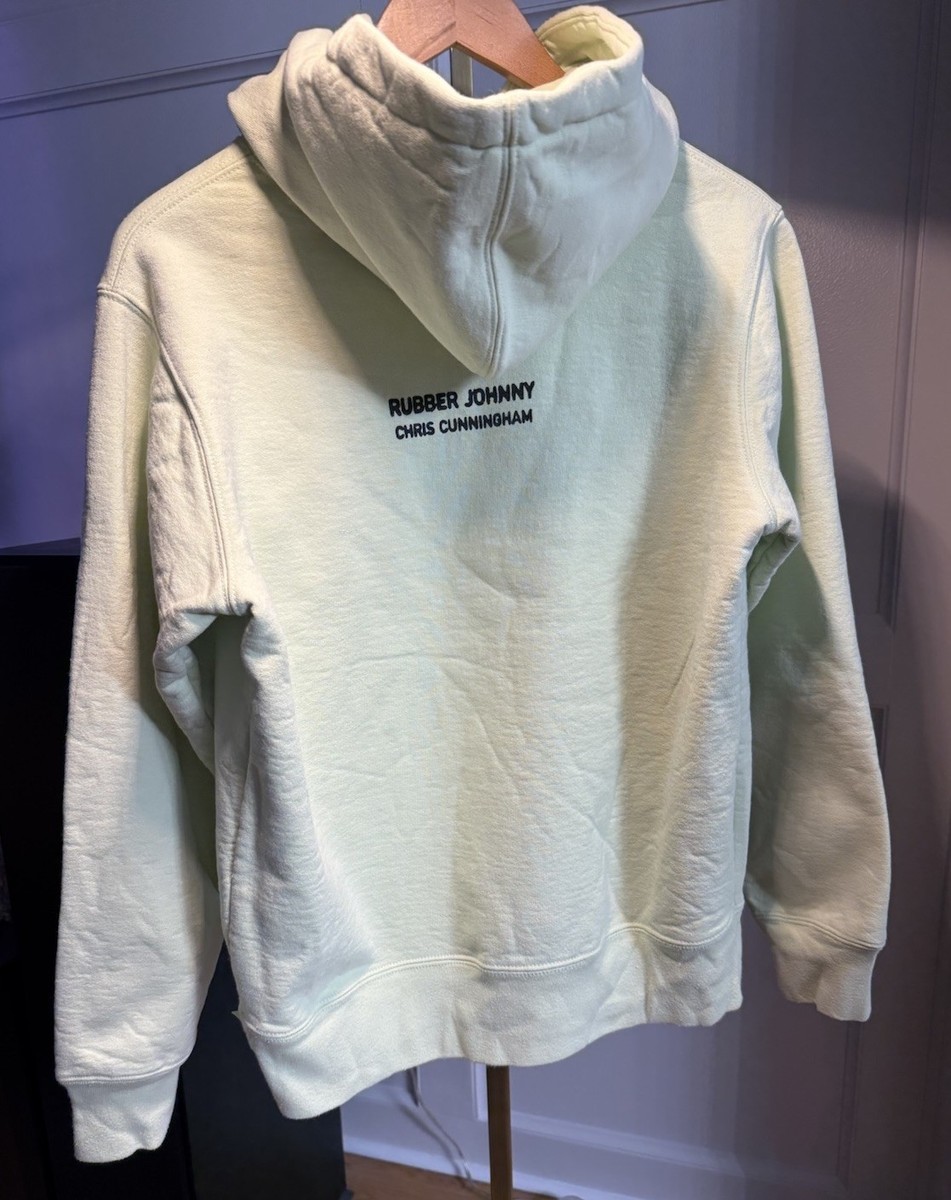 Supreme Chihuahua Chris Cunningham Hoodie Neon Yellow Size Small